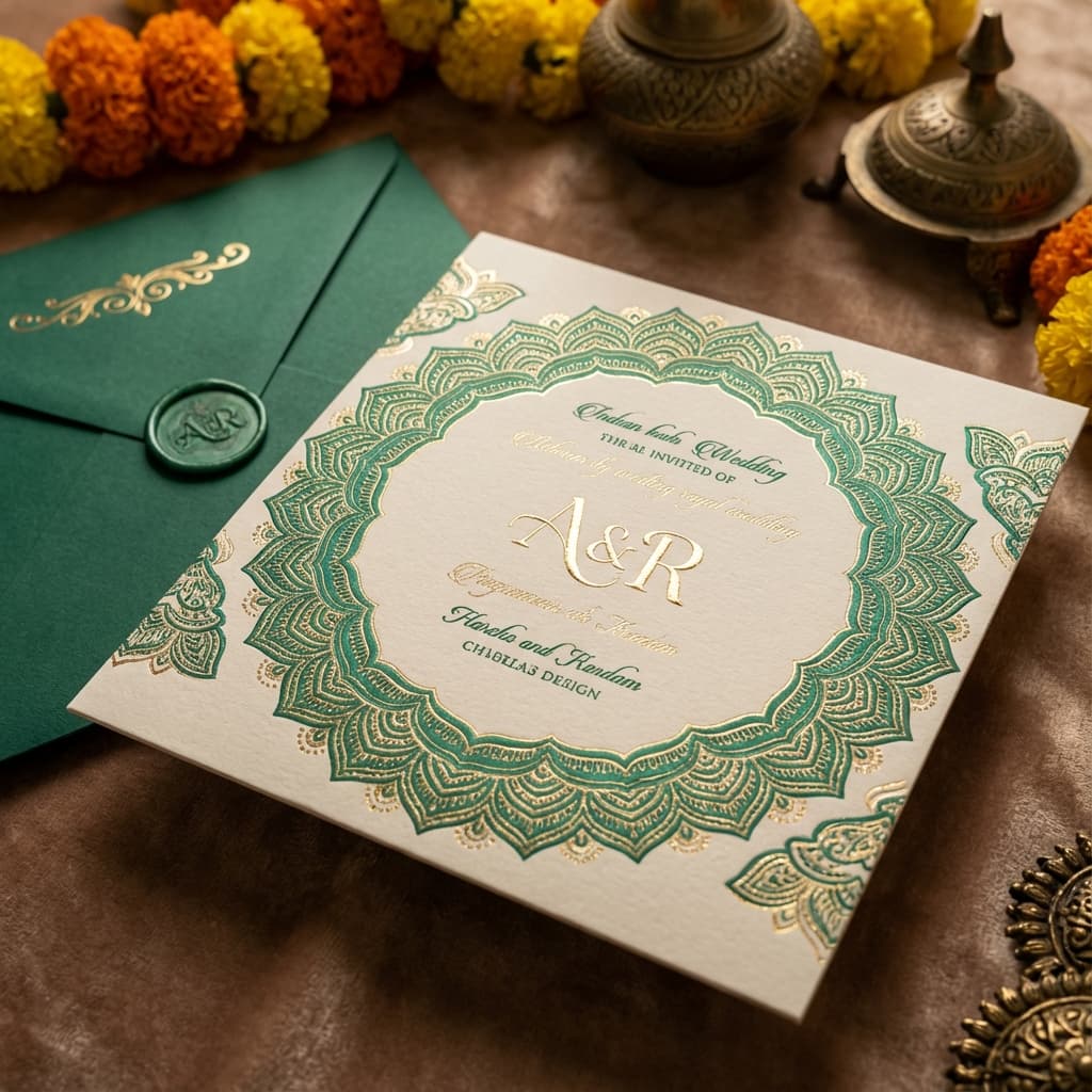 Royal Wedding Invite - Wedding portfolio sample